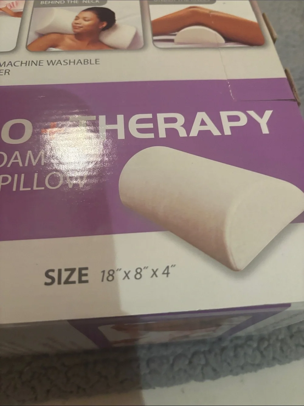 NWT Homedics Ortho + Therapy Memory Foam 4-Position Pillow - White